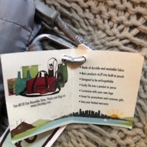 *HOST PICK* ChicoBag Protect the Wolves Chantecaille rePETe Bag *NEW* - Picture 5 of 8